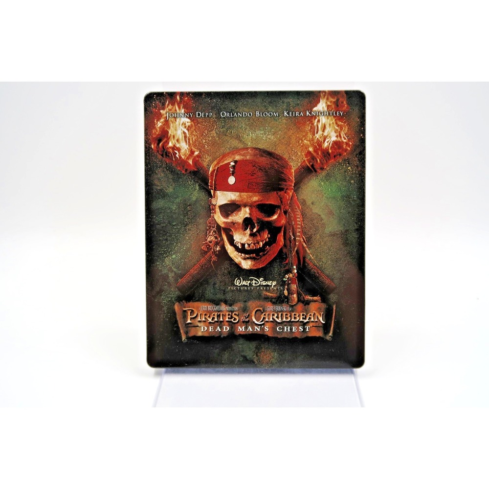 Pirates Of The Caribbean : Dead Man's Chest STEELBOOK Blu-Ray Collectible RARE